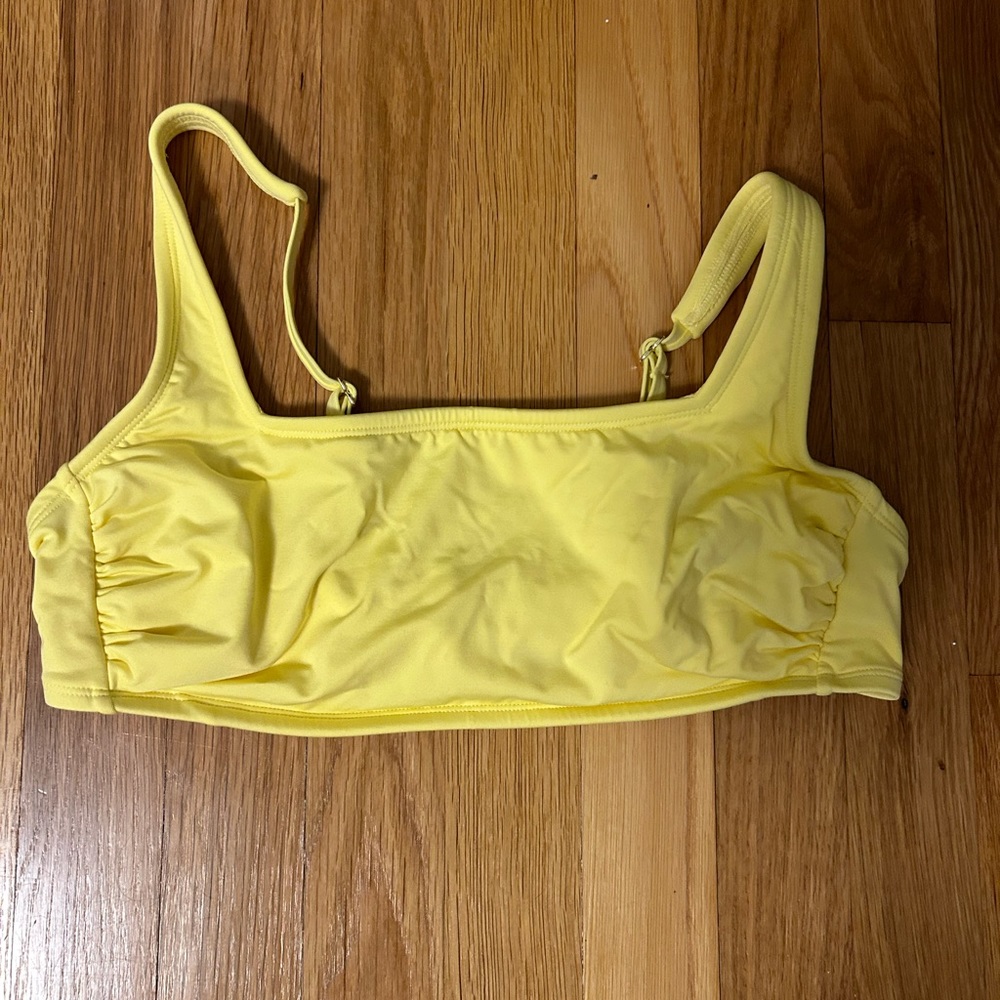 Yellow bikini top